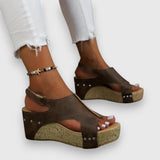 Mia | Vintage platform szandál
