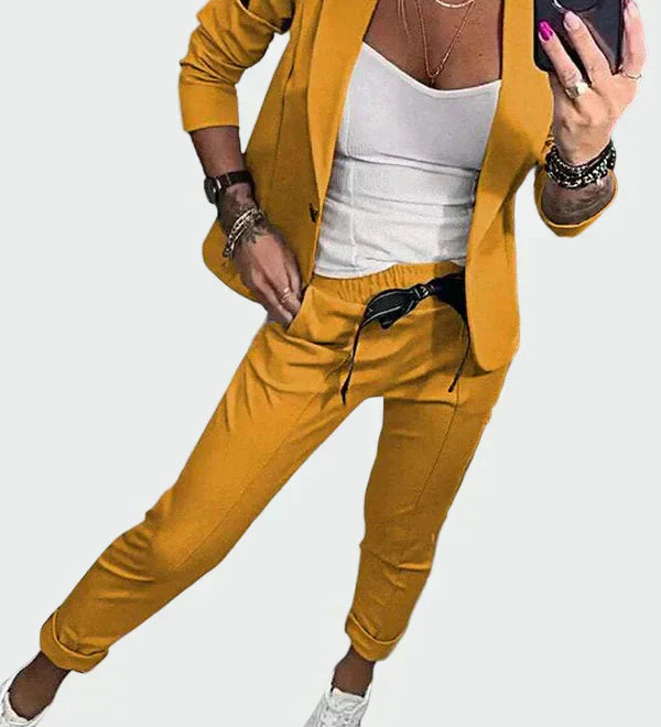 Ella - Női laza nadrág és zakó szett