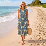 Gudrun | Boho Midi Ruha Szőtt Pamutból
