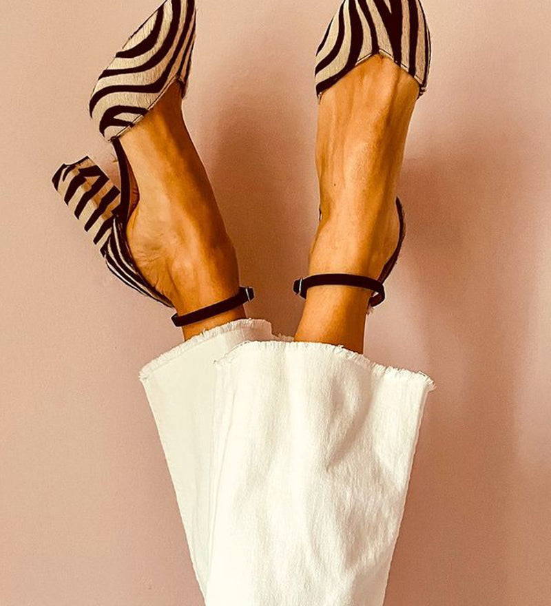 Zebrina | Zebra mintás papucs