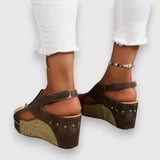 Mia | Vintage platform szandál