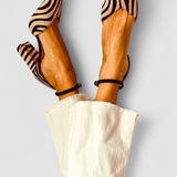 Zebrina | Zebra mintás papucs
