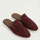 Bordeaux Suède Yacht Papucs