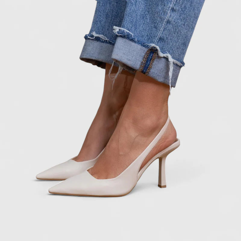 Julianna | Klasszikus hegyes orrú slingback cipő