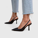 Julianna | Klasszikus hegyes orrú slingback cipő