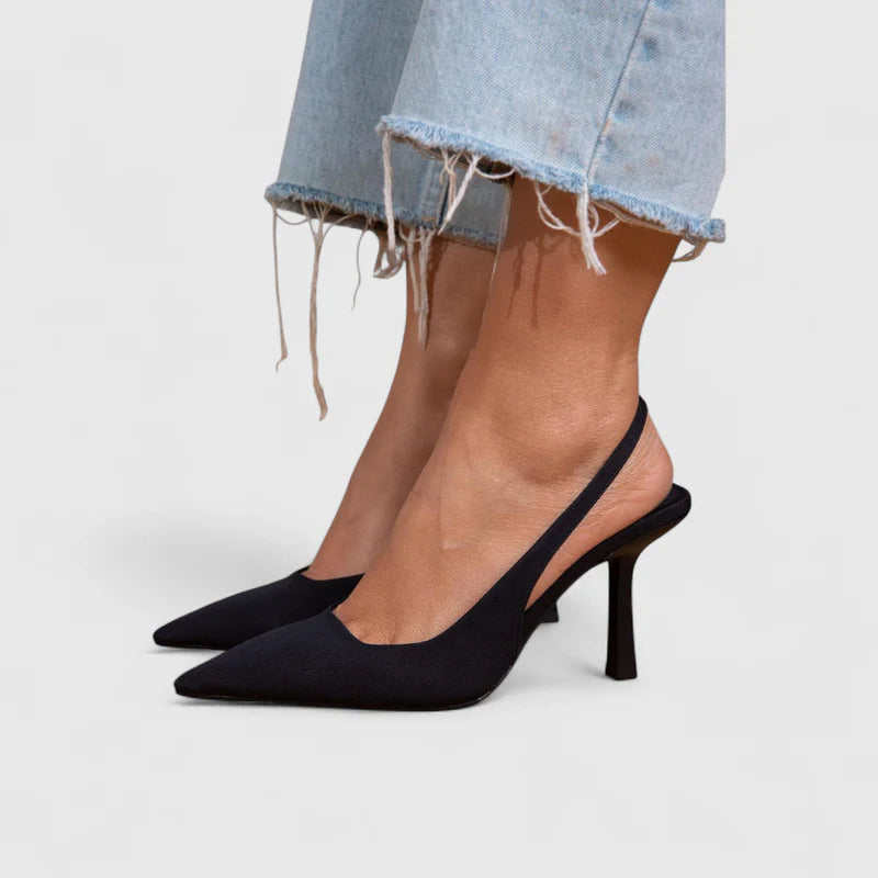 Julianna | Klasszikus hegyes orrú slingback cipő