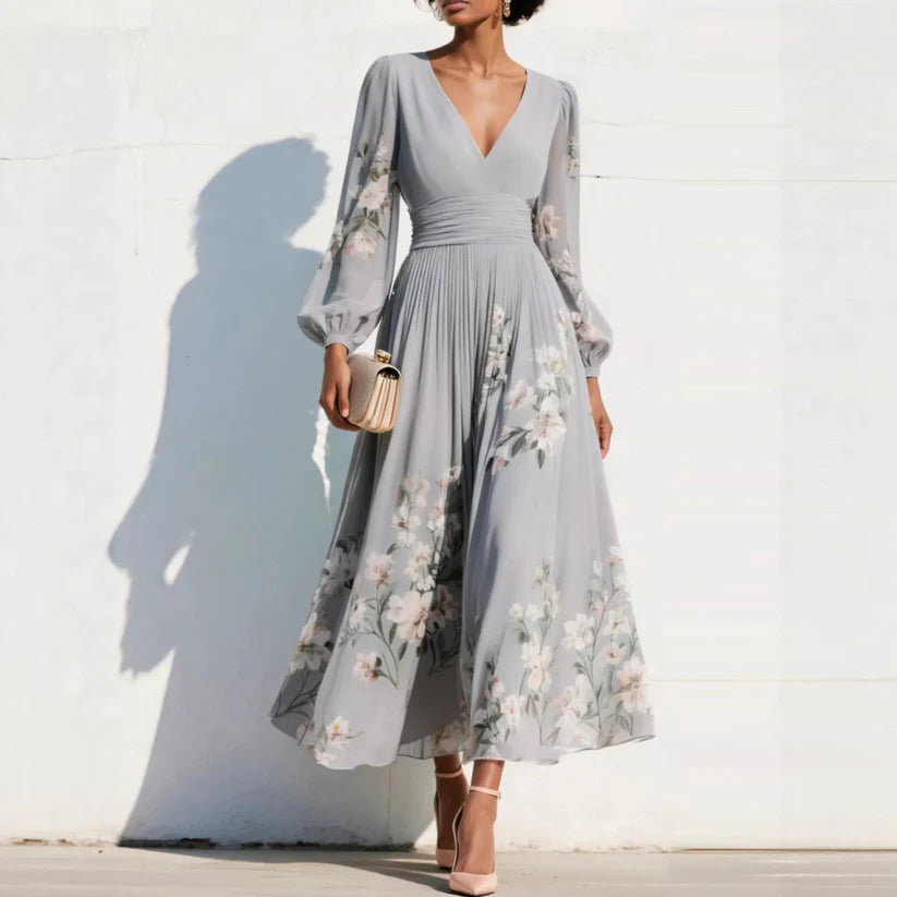 Katalin | Pliszírozott alkalmi ruha