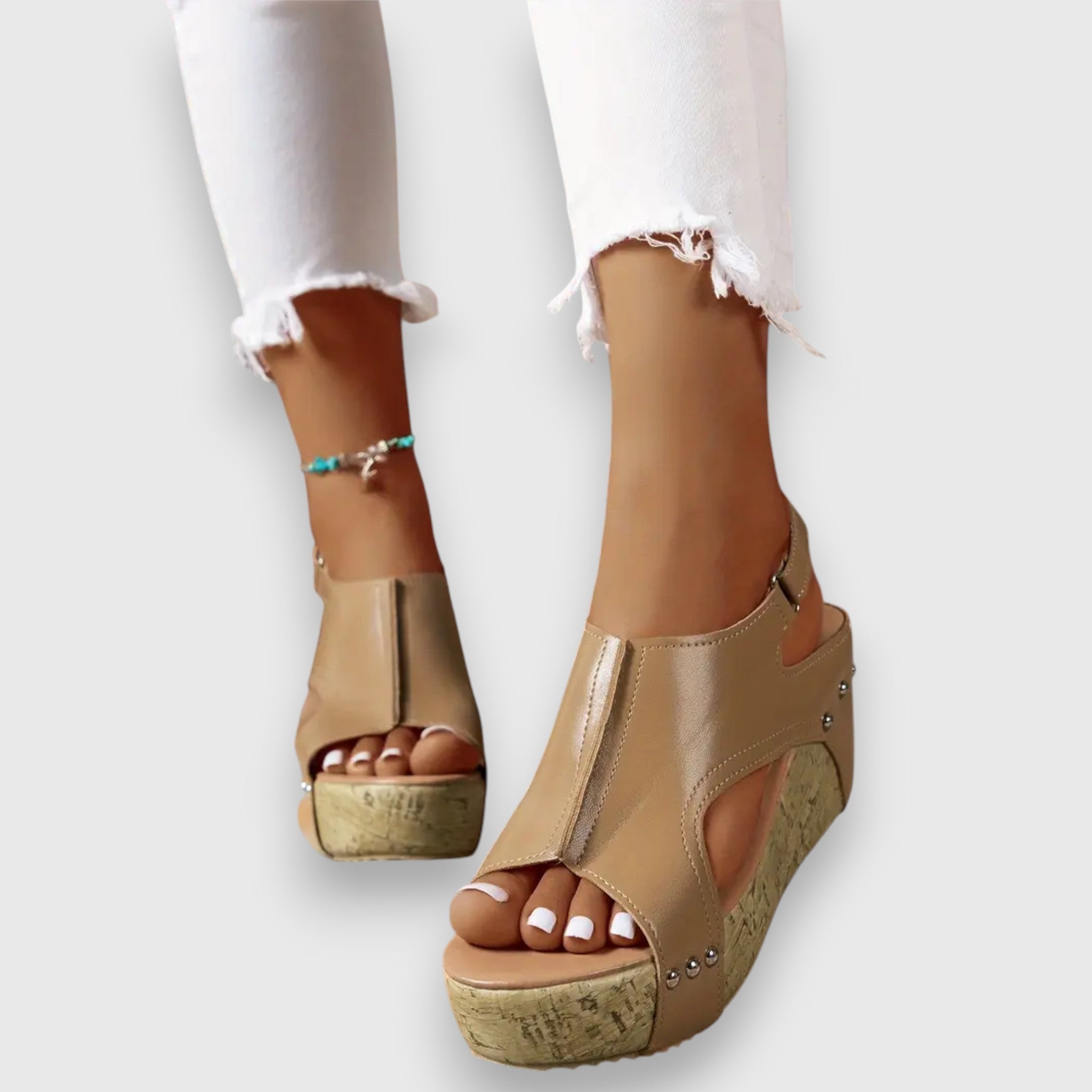 Mia | Vintage platform szandál