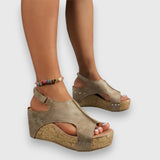 Mia | Vintage platform szandál