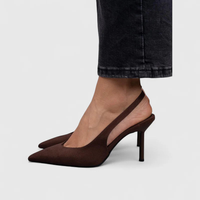 Julianna | Klasszikus hegyes orrú slingback cipő