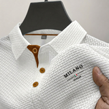 Antal | Texturált Milano olasz eleganciájú galléros póló
