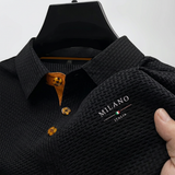Antal | Texturált Milano olasz eleganciájú galléros póló