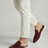 Bordeaux Suède Yacht Papucs