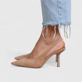 Julianna | Klasszikus hegyes orrú slingback cipő